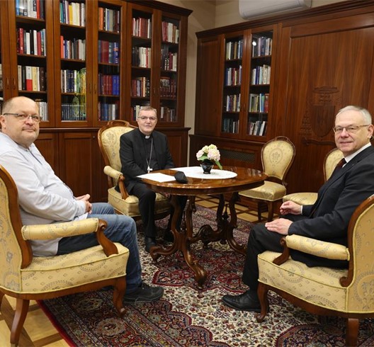 Kardinal Bozanić primio dekana Pravnog fakulteta HKS-a